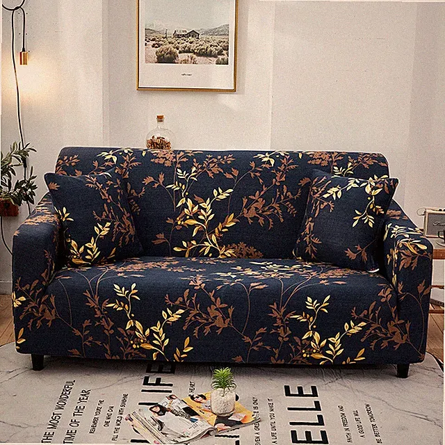 1 2 3 4 Seater Printed Stretch Chair Sofa Covers Protector Couch Slipcover