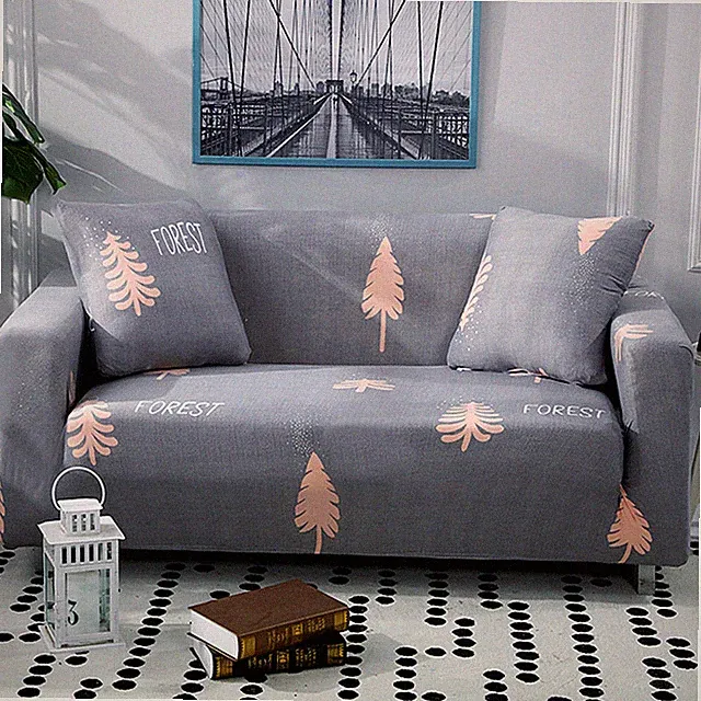 1/2/3/4 Seater Slipcovers Printed Stretch Sofa Covers Couch Furniture Protector
