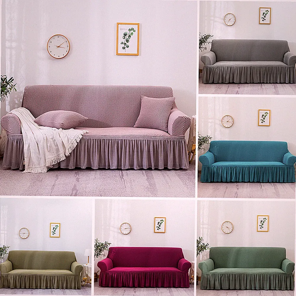 1/2/3/4 Seat Sofa Covers Slipcover Universal Strech Throw Settee Couch Protector