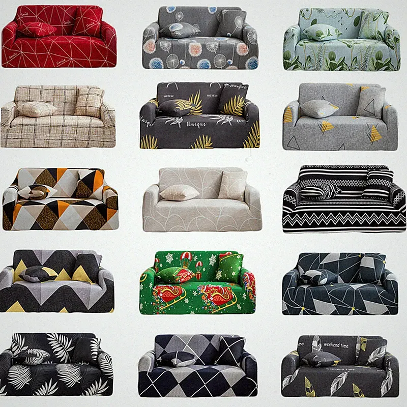 1 2 3 4 Seater Sofa Covers Slip Cover Furniture Chair Couch Slipcovers Stretch