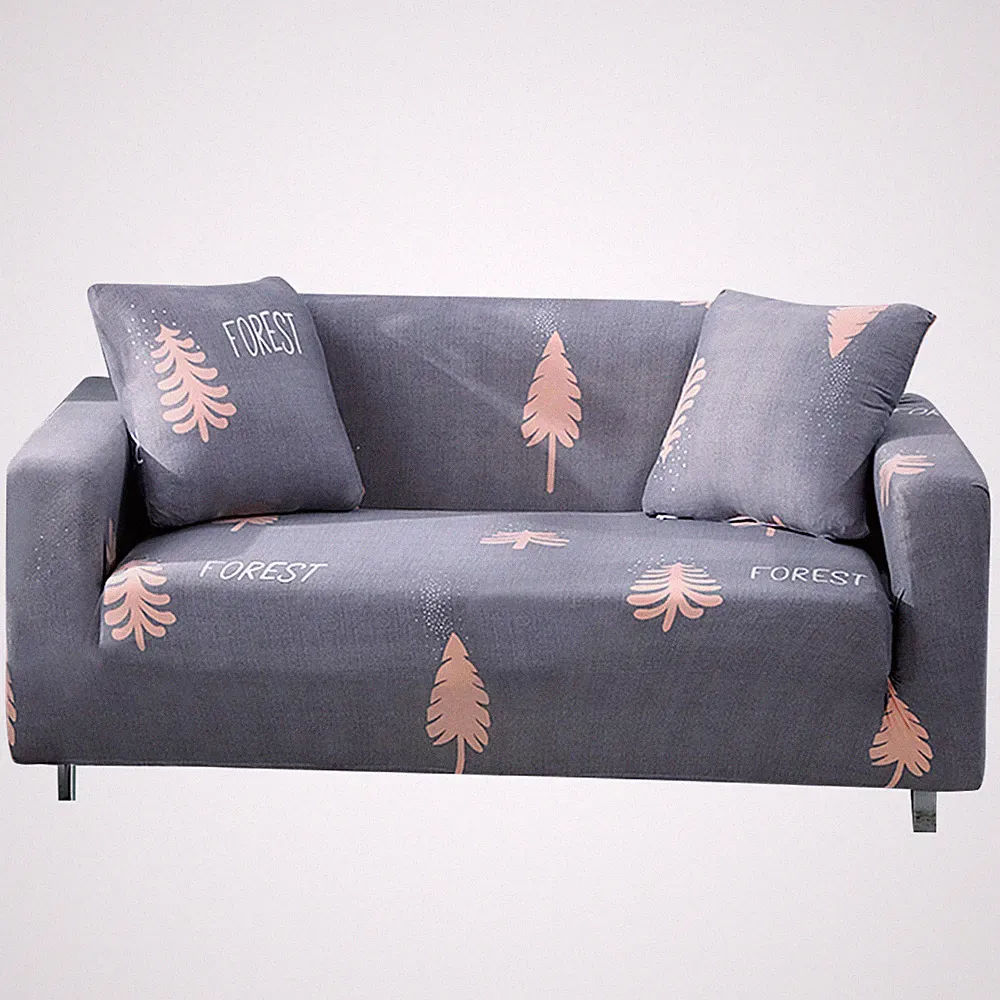 1 2 3 4 Seater Stretch Printed Slipcover Sofa Covers Chair Couch Cover Protector