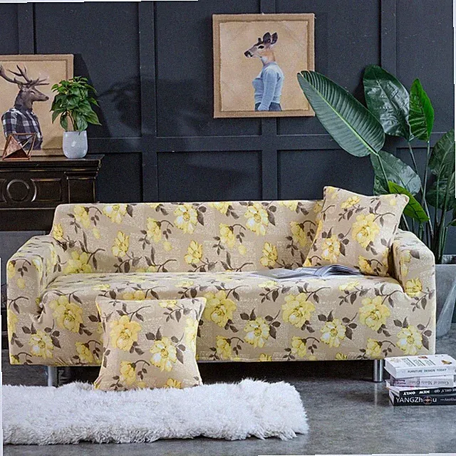 1/2/3 Seater L-shape Sofa Covers Slipcover Elastic Stretch Couch Chair Protector