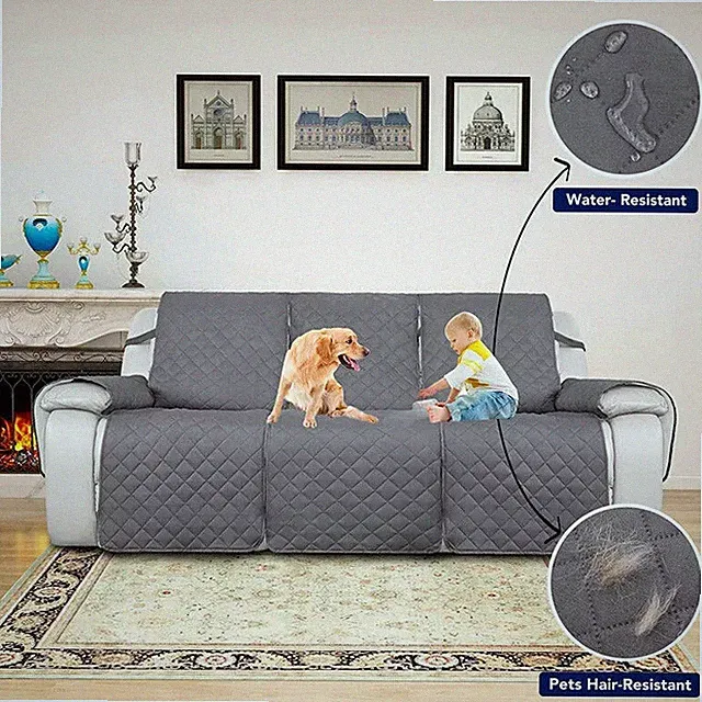 1 2 3 Seater Recliner Sofa Covers Sofa Mat Relax Lounger Couch Towel Slipcovers