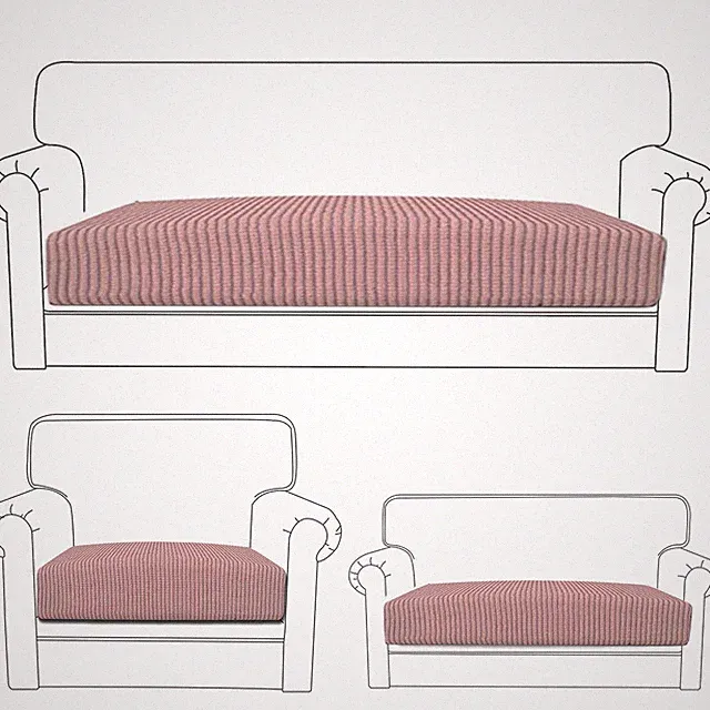 1 2 3 Seater Sofa Cushion Cover Couch Seat Slipcover Stretch Furniture Protector