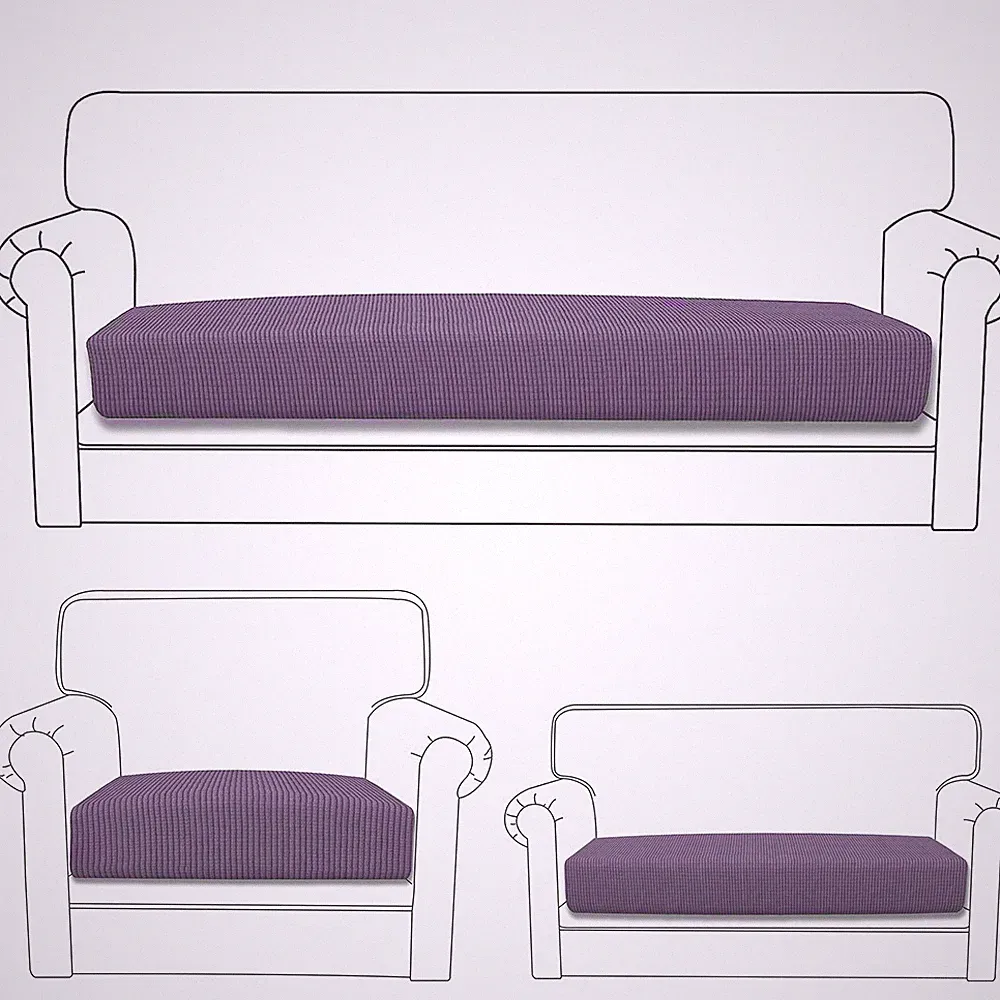 1 2 3 Seater Sofa Cushion Cover Couch Seat Slipcover Stretch Furniture Protector
