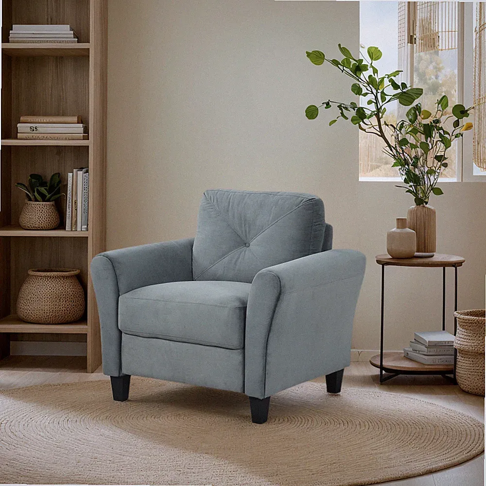 1/2/3 Seater Upholstered Sofa Sectional Sofa Couch Living Room Deep Seat Sofa