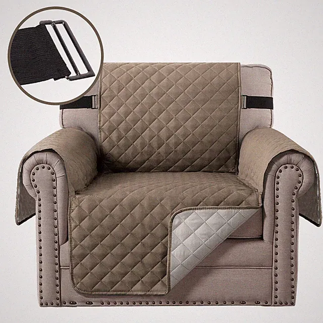 1/2/3 Seater Waterproof Sofa Couch Cover Pad Quilted Protector Slipcover Pet Mat