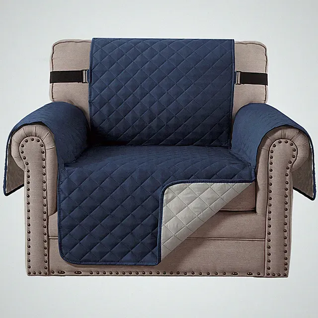 1/2/3 Seater Waterproof Sofa Couch Cover Pad Quilted Protector Slipcover Pet Mat
