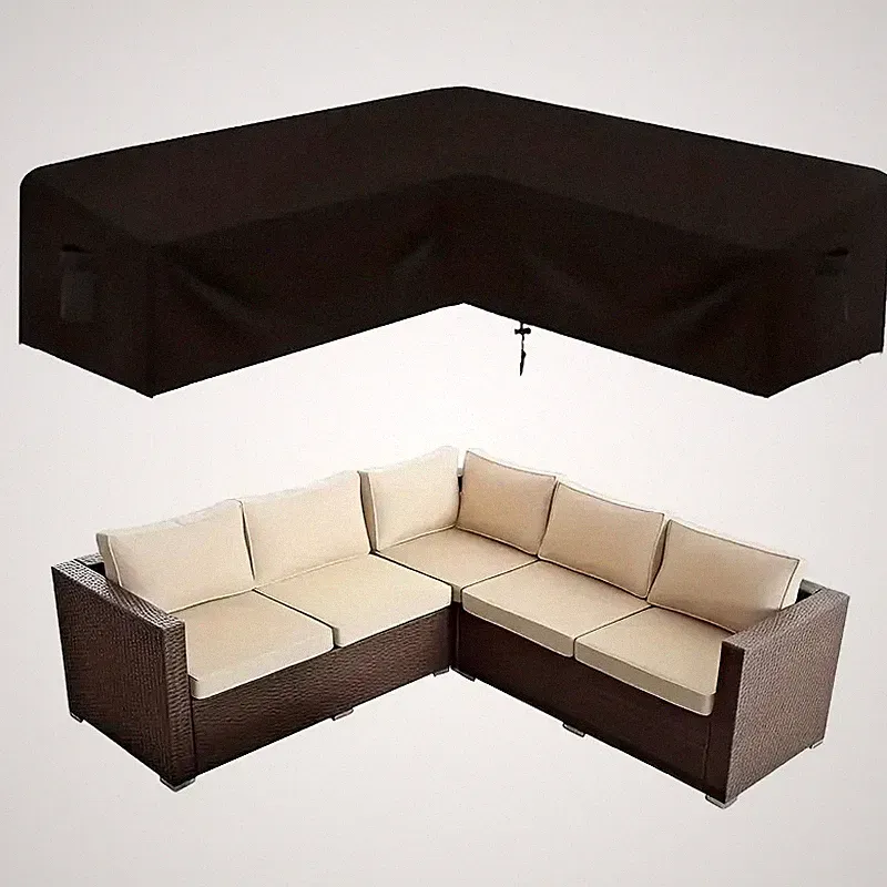1 Pc L Shaped Patio Sectional Sofa Turn Angle Cover - Outdoor Furniture Cover