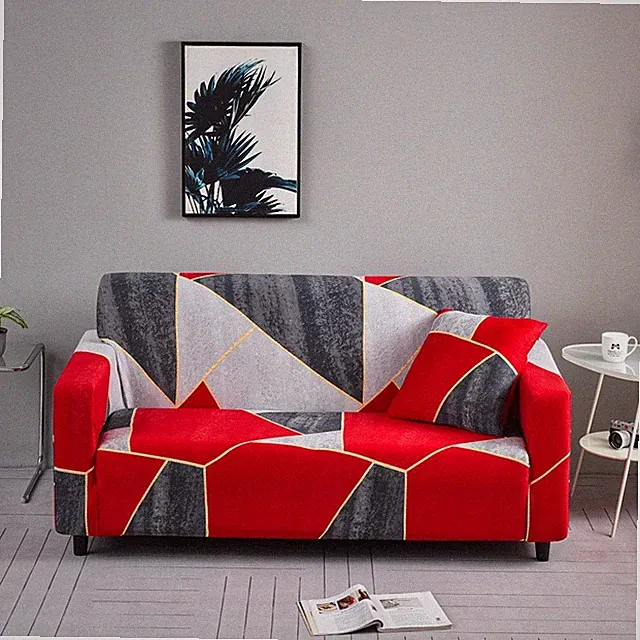 1 Piece Stretch Sofa Covers 1 2 3 4 Seater Couch Cover Printed Sofa Slipcover