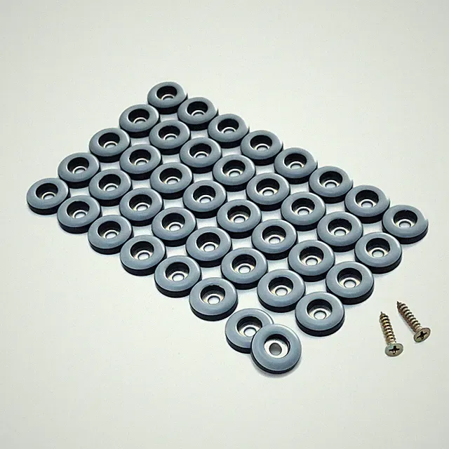 1" Screw On Furniture Glides Sliders Ptfe teflon Chair Leg Movers Sliders For