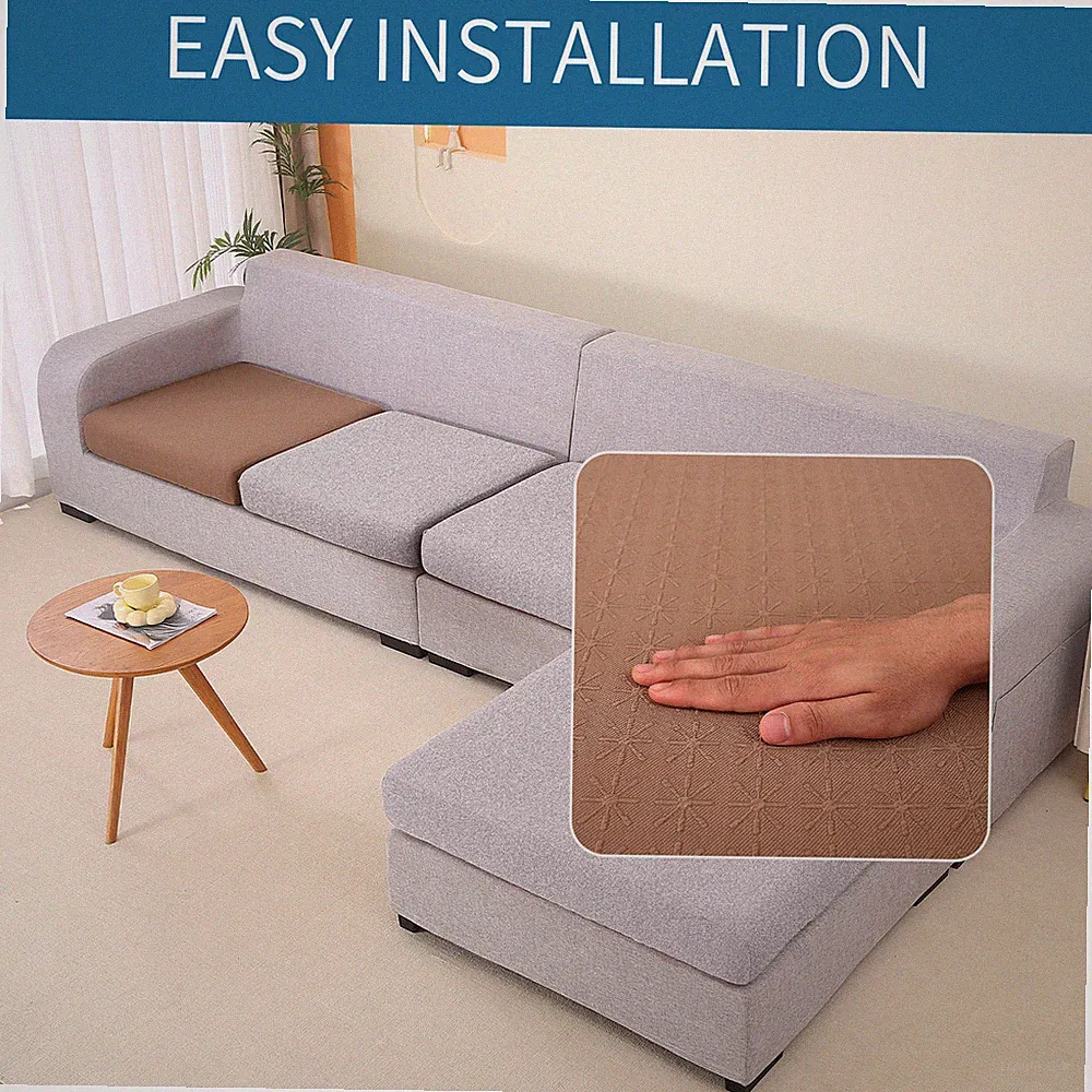 100% Cashmere Sofa Seat Covers Protector Removable Washable Slipcover