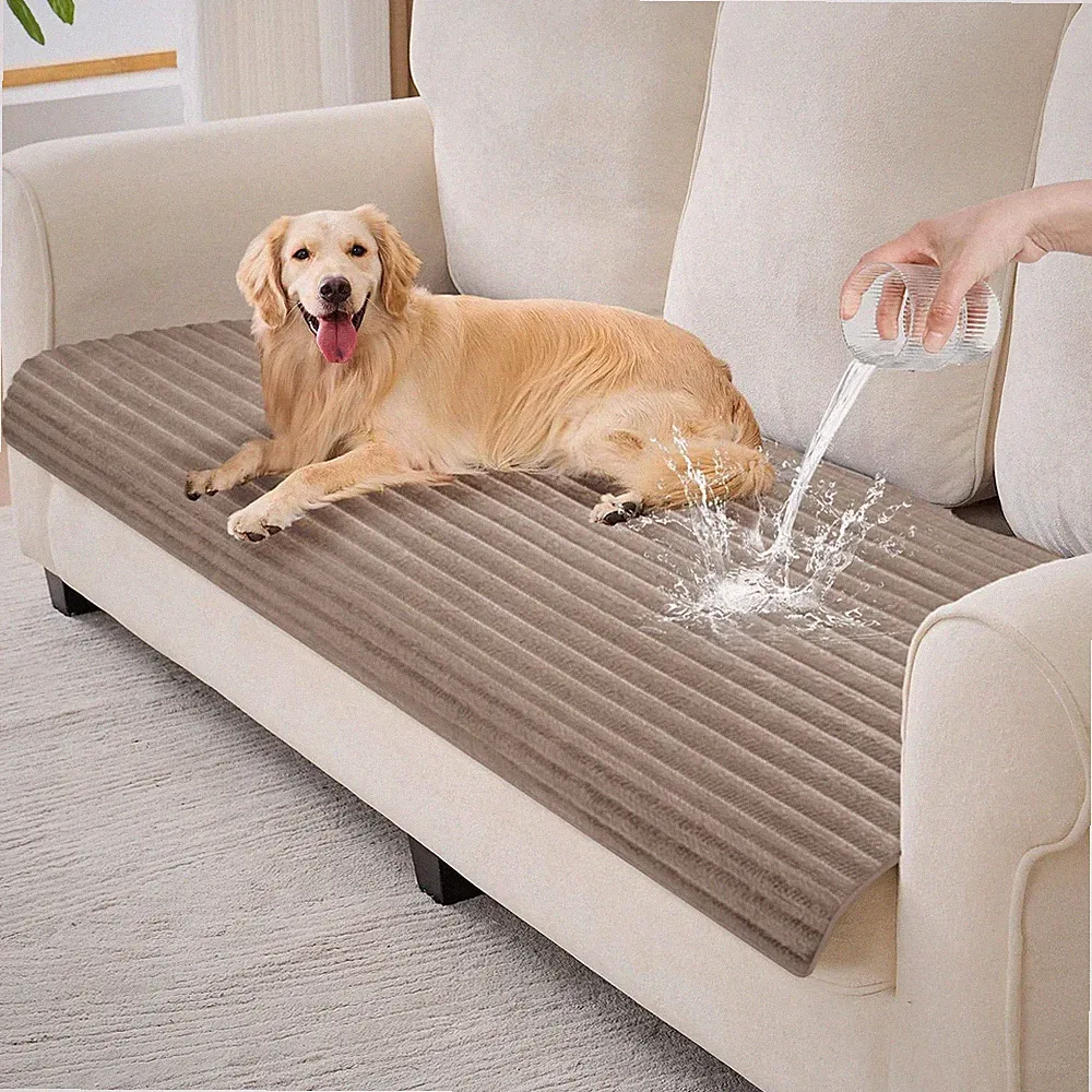 100% Waterproof Couch Covers for Dogs, 35"×59" Washable Couch Cover, Non Sl