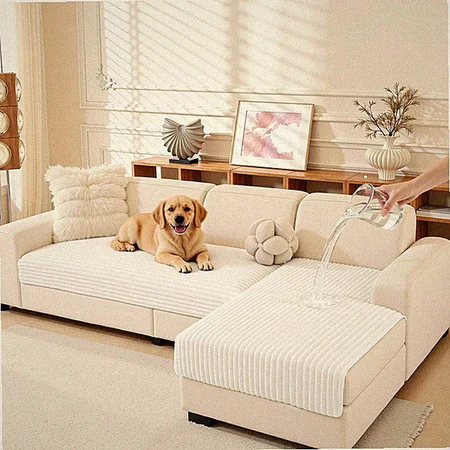 100% Waterproof Couch Covers for Sectional Sofa, Non Slip Couch Cover for Dog...