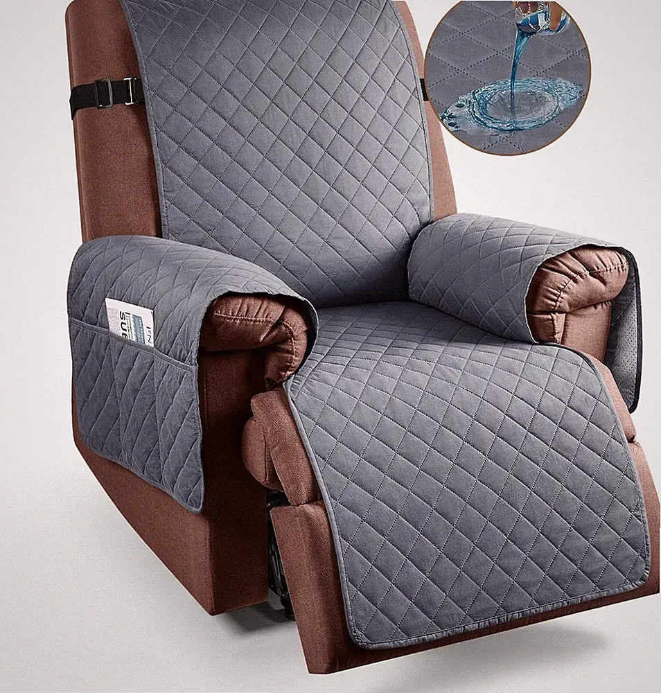 100% Waterproof Recliner Chair Cover, Reclining Couch Covers for Pets, Dogs