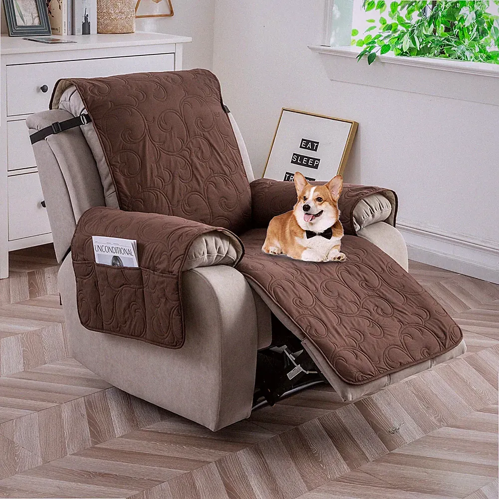 100% waterproof recliner cover, non-slip washable recliner cover, living room