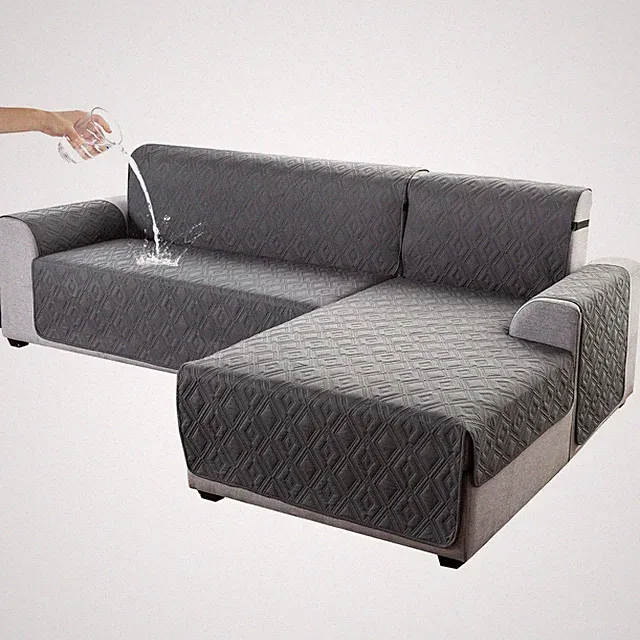 100% Waterproof Sectional Couch Covers for Dogs Reversible Couch Covers for S...