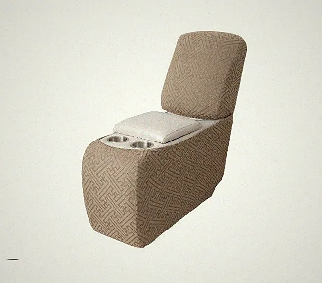 100% Waterproof Sectional Recliner Couch Covers for Center Console Tan Washable