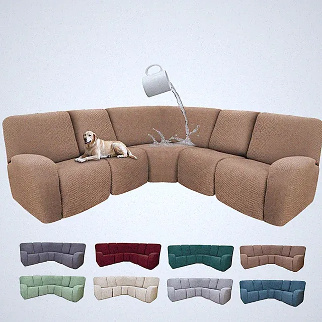 100% Waterproof Sectional Recliner Couch Covers for Reclining Couch L Shaped...