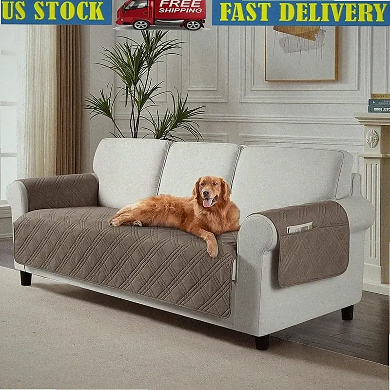 100 Waterproof Sofa Cover Anti Slip Pet Friendly Couch Protector Easy Care New