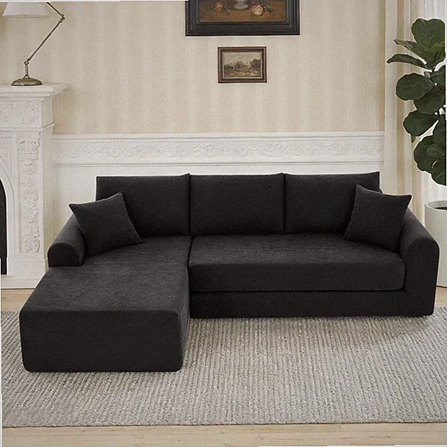 103"Cloud Sectional Couch with L-Shape Chaise,Modern Modular Sofa with Deep Seat