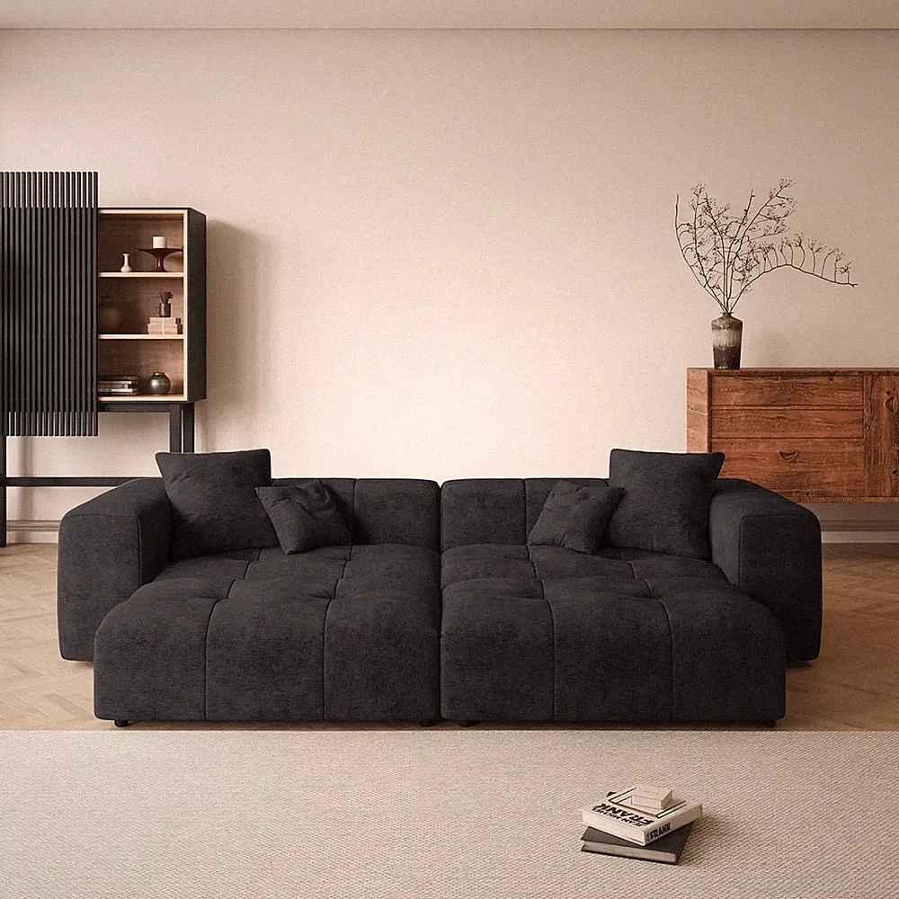 104" Love Seat Couch, Modular Sectional Sofa Cloud Couch with Deep Seats, Breath