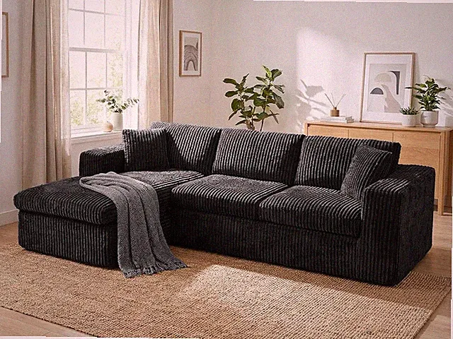 105" Boneless Couches for Living Room, Sectional Couches Modular Sofa with L-Sha