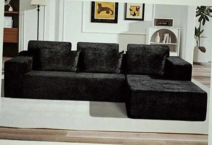 105" L-Shape Modular Sectional Sofa Couch for Living Room,No Assembly