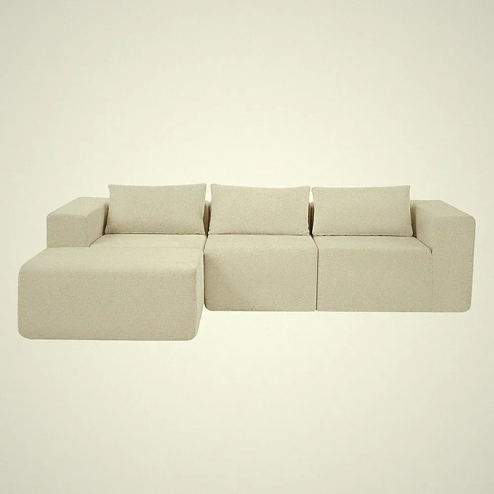 107" Compressed Sectional Sofas