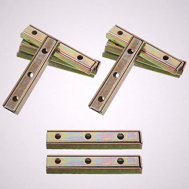 10Pcs Heavy Duty Metal Furniture Fastener Brackets for Sectional Sofa Fixing