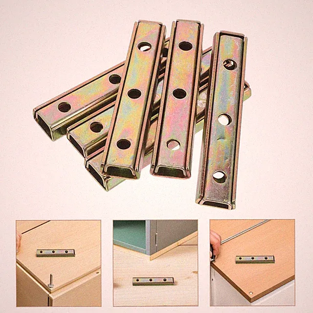 10Pcs Metal Sofa Connectors Reusable Furniture Brackets for Modular Assembly