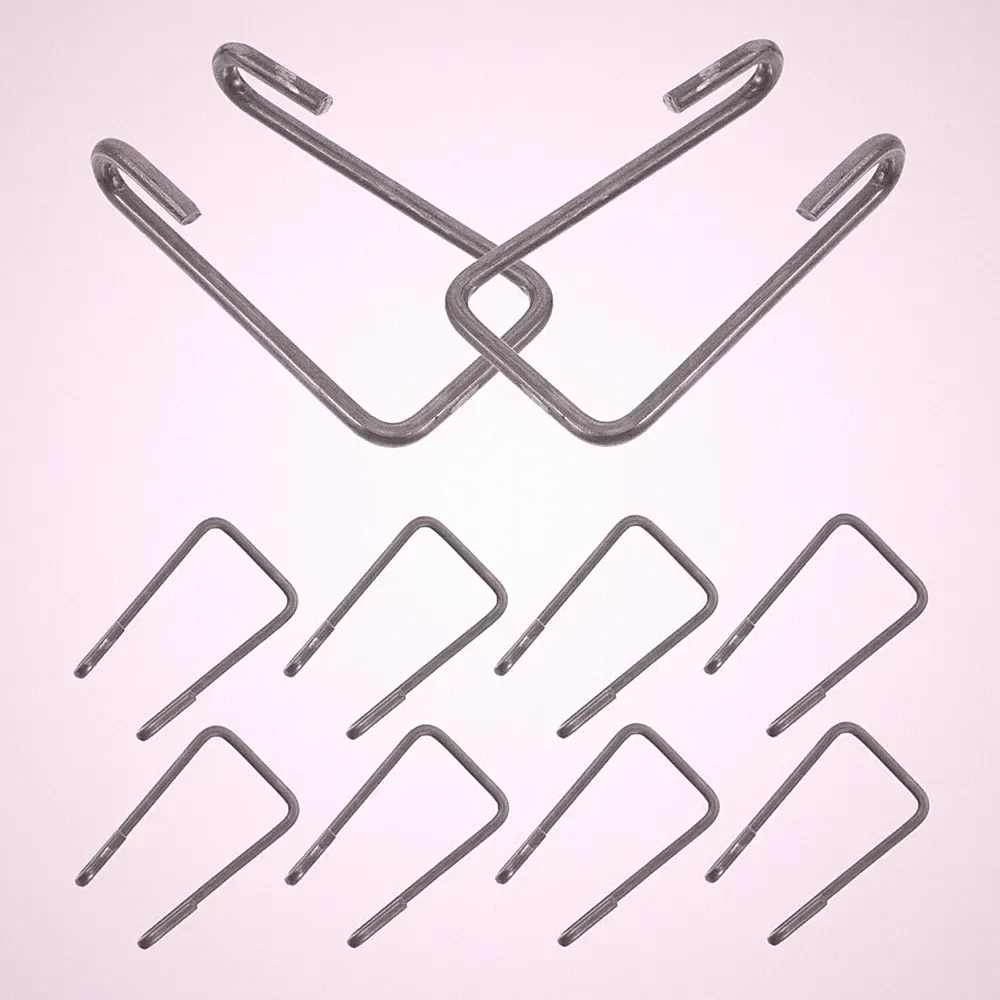 10Pcs Reusable Metal Sofa Joining Hooks for Couch Sectional Connectors Grey