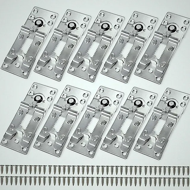 10PCS Sectional Couch Connectors with 80 Screws