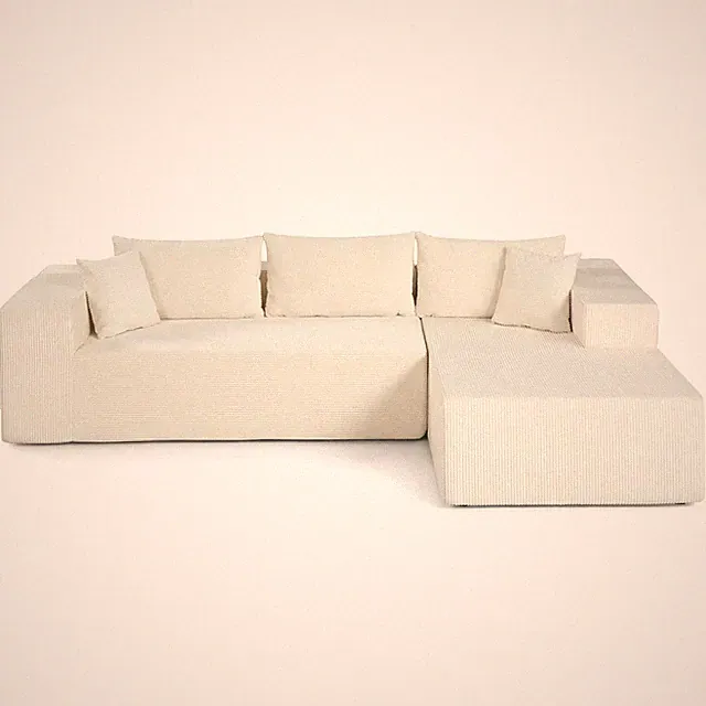 110.5" Modular Sectional Sofa w/ Deep Seats & Comfy Backrests, Comfy Armrests