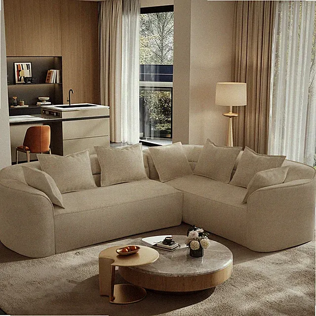 111" Chenille Modular Sectional Sofa Couch No Assembly Living Room No Slip