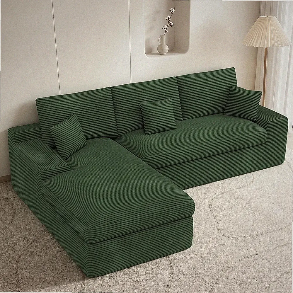 111" Modular Sectional Sofa for Living Room Convertible L-Shape Couch W/