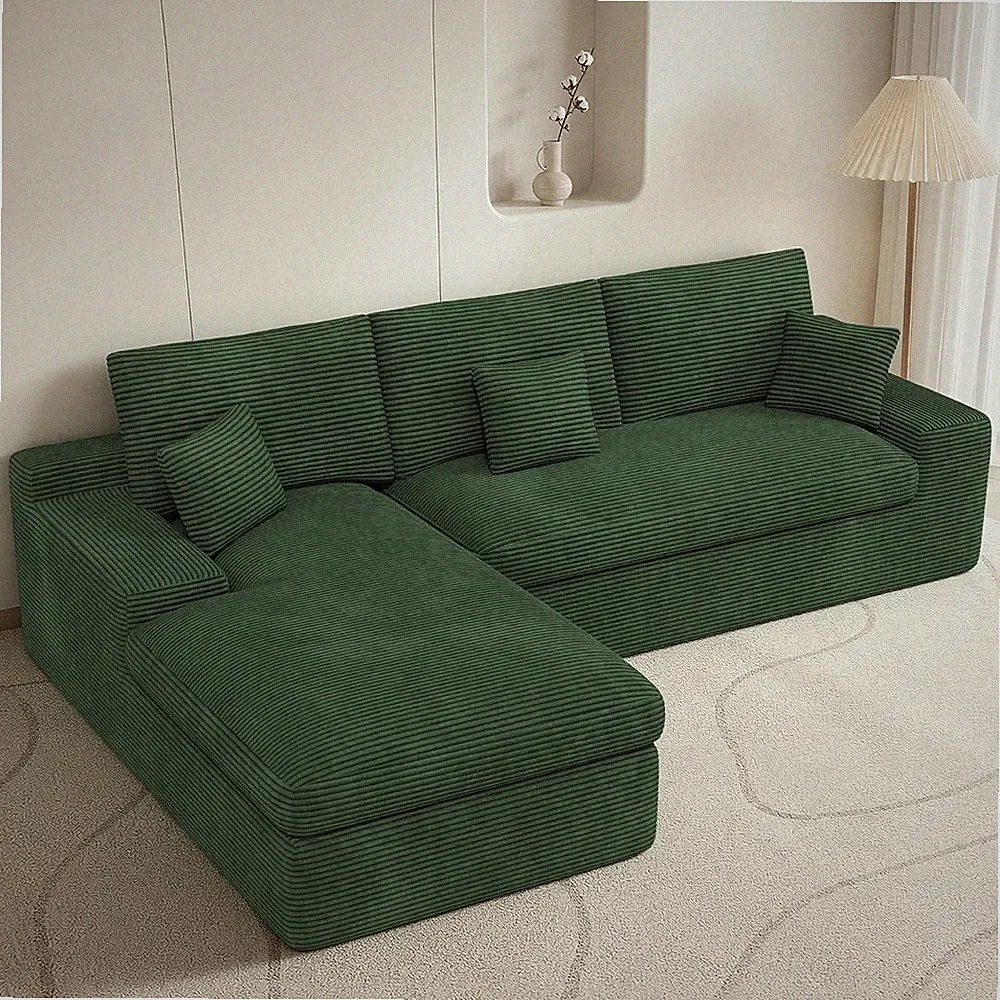 111" Modular Sectional Sofa Living Room Convertible L-Shape Couch W/