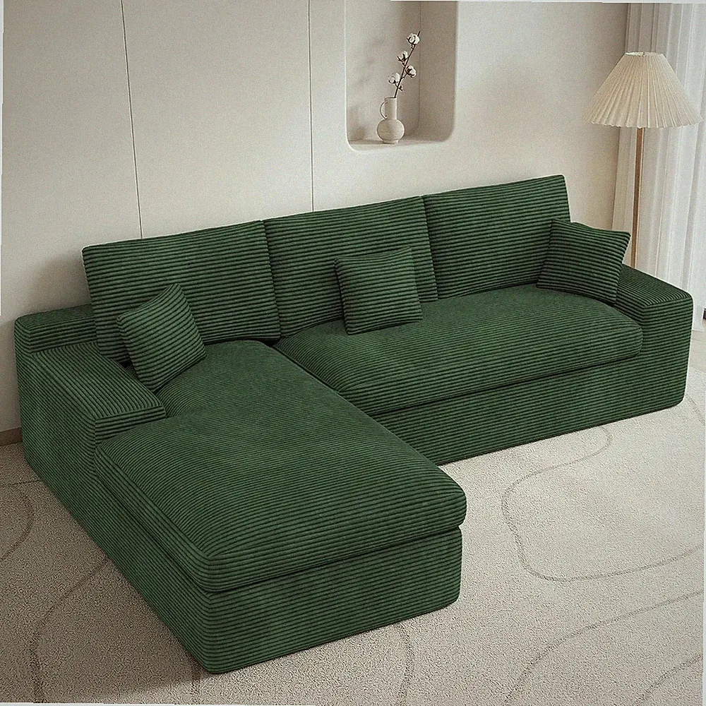 111" Modular Sectional Sofa Living Room Convertible L-Shape Couch W/