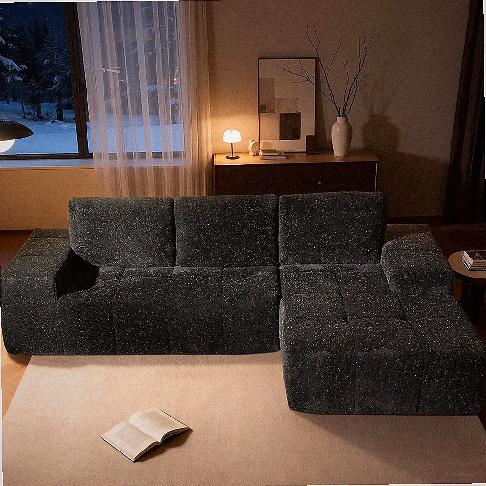 115″ Modular Sectional Sofa, L-Shaped Chaise Lounge Cloud Couch with Ultra-Wide