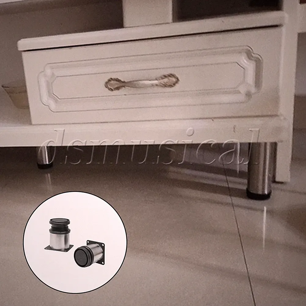 12 Pcs Metal Adjustable Sofa Bed Feet 2.36 to 2.95 Inch w/ Screwdriver