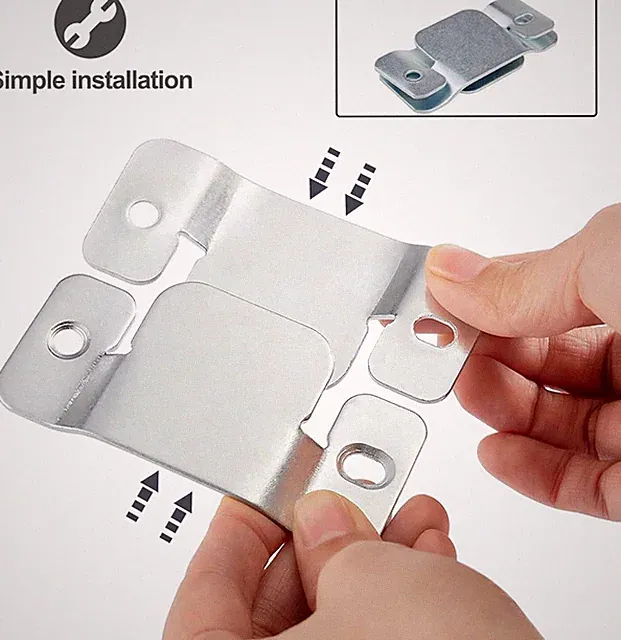 12 Pcs Sectional Couch Connectors Metal Couch Clips Sofa Connector Interlocki...