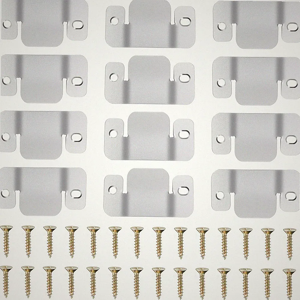 12 Pcs Sectional Couch Connectors Metal Couch Clips Sofa Connector Interlocki...