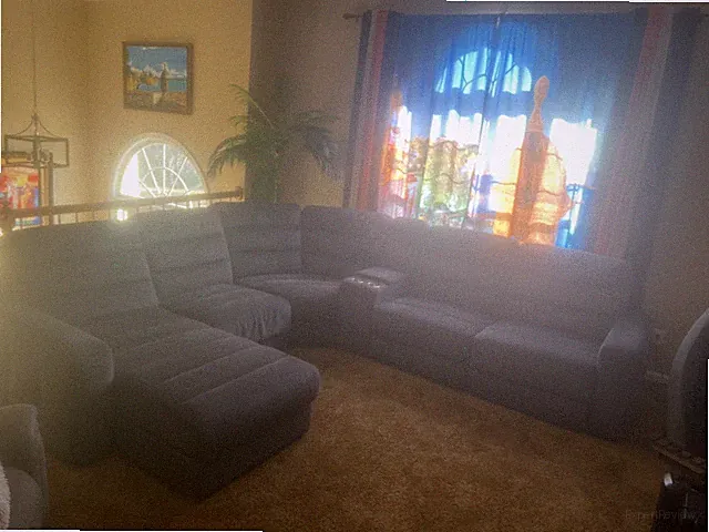 125" 5-in-one U-Shaped Modular Sectional Sofa Couch w/Two Recliners