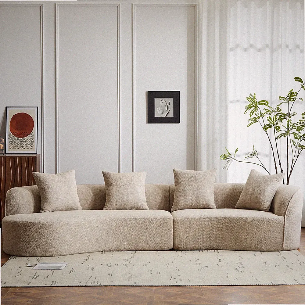 126" Curved Sectional Sofa