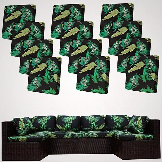 12Pcs Stretch Patio Cushion Covers,Outdoor Couch Covers ,Outdoor Couch & Sofa...
