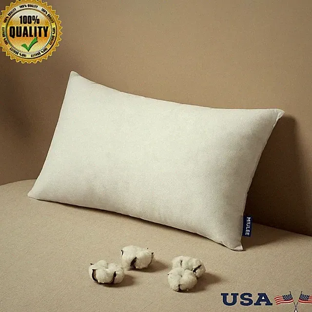 12x20in Plush Pillow Insert Supportive Polyester Cushion Home Sofa Seat New