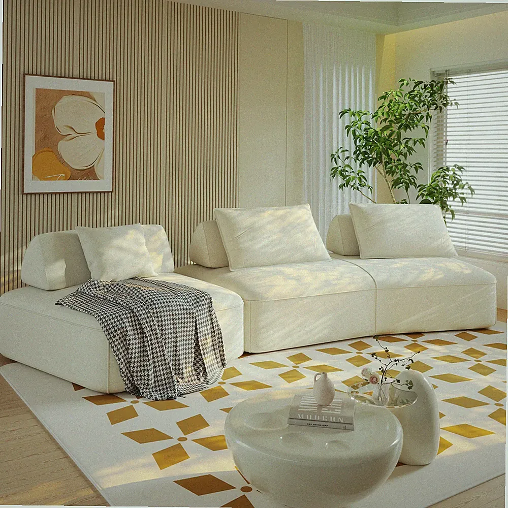 139"Modern Light Luxury Oversized Modular Sectional Sofa Set,DIY Upholstered Che