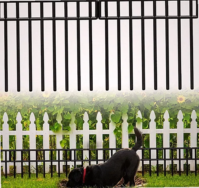 14 Pack Fence Panels 19.5 Ft(L) X 13Inch(H)Animal Barrier Fence - No Dig Fence P