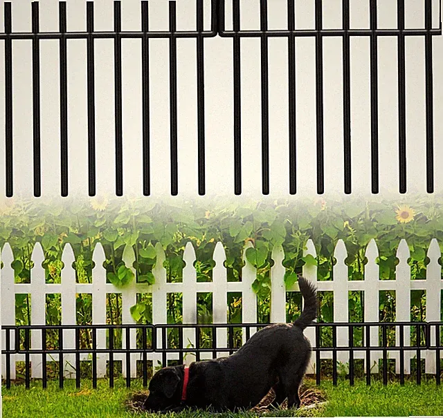 14 Pack Fence Panels 19.5 Ft(L) X 13Inch(H)Animal Barrier Fence - No Dig Fence P