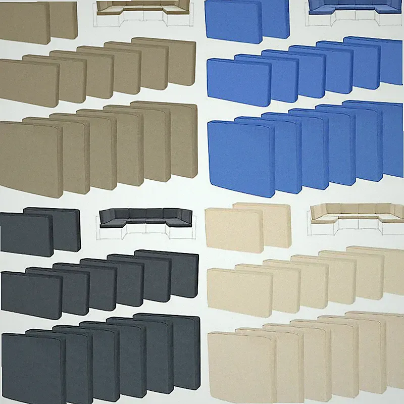 14 Pack Outdoor Patio Furniture Chair Cushion Covers Set Replacement Sofa Covers